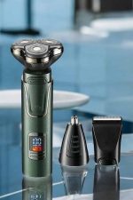 Yüksek Performanslı 3 Başlıklı Profesyonel Tıraş Makinesi - Görsel 4