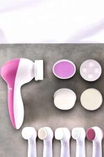 Taşınabilir Yüz Temizleme Cihazı Masaj, Peeling, Temizlik 5 Başlıklı - Görsel 4