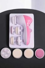 Taşınabilir Yüz Temizleme Cihazı Masaj, Peeling, Temizlik 5 Başlıklı - Görsel 3
