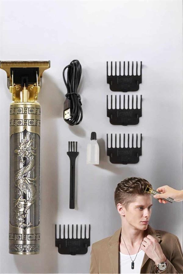 Compressed by jpeg-recompress Profesyonel Şarjlı Saç ve Sakal Şekillendirici Çizik Tıraş Makinesi - Görsel 1