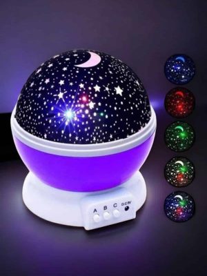 Mavi ve Mor Işıklı Star Master Projeksiyon Lambası