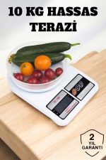 Kompakt Tasarım ve Tek Tuşla Sıfırlama Özelliğiyle Kullanımı Kolay Mutfak Tartısı - Görsel 2