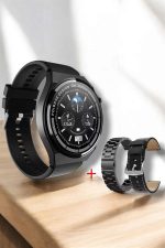 Akıllı Saat Sağlık ve Fitness Takibi Bluetooth Bağlantılı Dokunmatik Ekran - Görsel 5