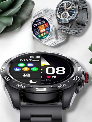 Akıllı Saat Sağlık ve Fitness Takibi Bluetooth Bağlantılı Dokunmatik Ekran