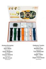 Akıllı Saat Bluetooth Bağlantılı 2.09 İnç HD Ekran ve Çok Yönlü Sağlık Takibi - Görsel 3