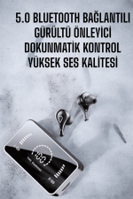 Suya Dayanıklı ve ANC Destekli Kablosuz Kulaklık - Görsel 5