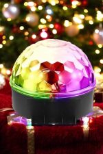 Kompakt Tasarımlı, Telefon Kontrollü Disko Topu Işıkları - Görsel 3