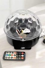 Bluetooth ve Uzaktan Kumandalı Çok Renkli Masaüstü Disko Topu - Görsel 3