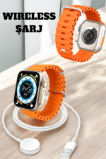 Kablosuz Şarjlı, Çağrı ve Müzik Kontrolü Sağlayan Akıllı Saat - Görsel 3