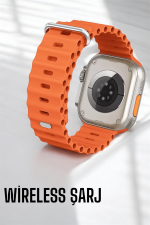 Bluetooth Bağlantılı Nabız, Kan Basıncı, Oksijen Ölçer Akıllı Saat - Görsel 5