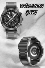 Suya Dayanıklı Dokunmatik Akıllı Saat Bluetooth 5.0, Sesli Asistan ve Sağlık Takibi - Görsel 5