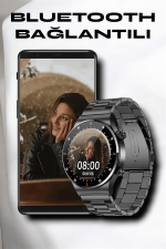 NFC ve Kablosuz Şarjlı Akıllı Saat EKG, Nabız & Spor Modları ile iOS ve Android Uyumlu