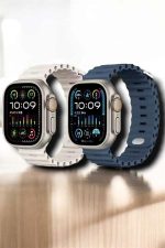 Yeni Nesil Ultra Akıllı Saat Titreşimli, Uyku & Sağlık Takibi, Çift Kordon - Görsel 3