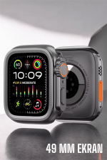 45 MM Gri Kasa Ultra Akıllı Saat Sesli Görüşme, Sağlık Takibi, Suya Dayanıklı - Görsel 3