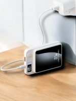 22.5W Magsafe Kablosuz Şarjlı Powerbank Dijital Ekran ve Hızlı Şarj - Görsel 5