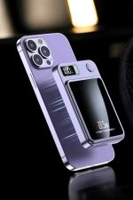 Pratik ve Taşınabilir 10.000 mAh Wireless Powerbank Hızlı Şarj Avantajı - Görsel 3