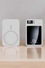 iOS Uyumlu 22.5W Hızlı Şarj Magsafe Powerbank Dijital Göstergeli 10.000 mAh - Görsel 5