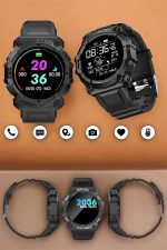 Unisex Tasarımıyla Klasik ve Spor Kombinlere Uygun Akıllı Saat - Görsel 4