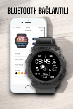 Unisex Tasarımıyla Klasik ve Spor Kombinlere Uygun Akıllı Saat - Görsel 3