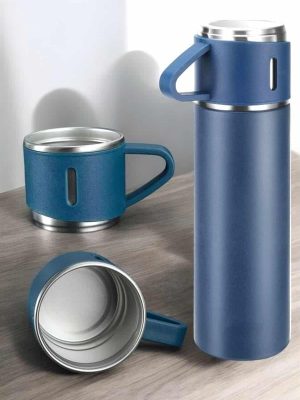 500 ml Kapasiteli Taşınabilir Basınçlı Termos Seti Günlük Kullanım için İdeal