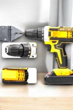 24 Parça Çift Bataryalı Şarjlı Matkap Seti 24W Motor ve Otomatik Mil Kilitli Tasarım - Görsel 5