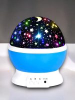 Dönen Renkli Gökyüzü Projektörlü Gece Lambası - Görsel 5