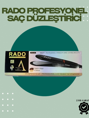 Rado RD-446 – Titanyum Seramik, 2.5 Metre Kablo, Hızlı Isınan Saç Düzleştirici