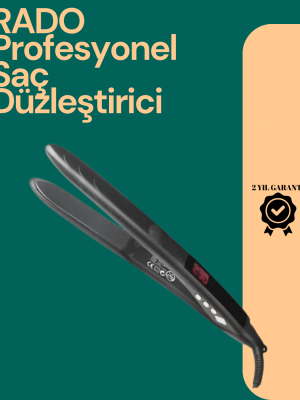 Isı Ayarlı Profesyonel Saç Düzleştirici – Titanyum Seramik Plaka