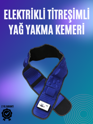 Elektrikli Titreşimli Yağ Yakma Kemeri – Masaj ve Kilo Kaybı İçin İdeal