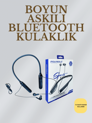 Uzun Süreli Kullanım İçin  – Kablosuz Boyun Bantlı Kulaklık, 50 Saat Batarya
