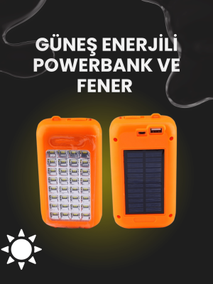 GS-875 GÜNEŞ ENERJİLİ POWERBANK