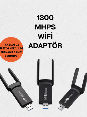 Realtek Chipsetli 5G Destekli Yüksek Hızlı Ağ Adaptörü