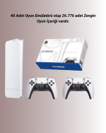 HDMI Çıkışlı Çift Kablosuz Kollu Retro Game Stick – M15 - Görsel 2