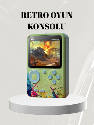 3 İnç Renkli Ekranlı Taşınabilir El Konsolu – G5 Modeli