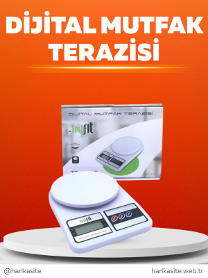 Pratik ve Şık Tasarımıyla Dijital Mutfak Tartısı