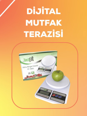 LCD Ekranlı Yüksek Hassasiyetli Dijital Mutfak Terazisi