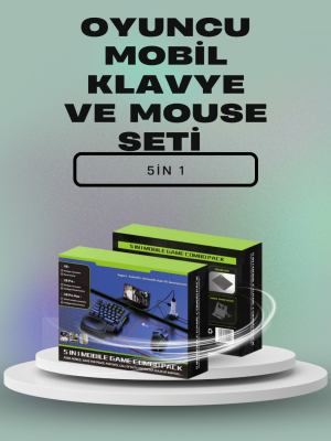 Mobil Oyunlar için Klavye, Mouse ve Dönüştürücü Seti
