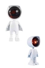 Astronot Işık Projektörü Gökkuşağı Projeksiyon Gece Lambası Hediyelik - Görsel 5