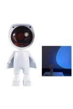 Gün Batımı Lambası Işık Arka Plan Projektör Sevimli Astronot Enerji Tasarruflu - Görsel 4