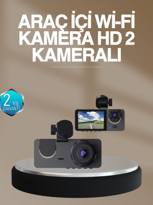 DVR Araç İçi Kamera Hareket Algılayabilen 1080P CarPlay Video Kaydedici