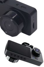 Araç İçi Dikiz Kamerası Sürüş Kaydedici 3 Lensli DVR Kamera - Görsel 3