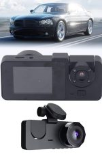 Araç İçi Dikiz Kamerası Sürüş Kaydedici 3 Lensli DVR Kamera - Görsel 5