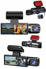 Video ve Fotoğraf Kaydedici Sürüş Kamerası Ön ve Arka Çift Kameralı - Görsel 5