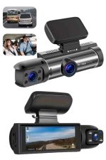 Araç Kamerası Black Box Çift Kameralı Ekranlı Full HD Sürüş Kamerası - Görsel 2