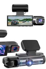 Araç Kamerası Black Box Çift Kameralı Ekranlı Full HD Sürüş Kamerası - Görsel 3