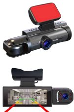 Araç Kamerası Black Box Çift Kameralı Ekranlı Full HD Sürüş Kamerası - Görsel 4