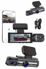 Araç Kamerası Black Box Çift Kameralı Ekranlı Full HD Sürüş Kamerası - Görsel 5