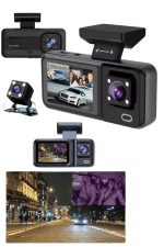 Ekranlı Sürüş Kaydedici DVR Ön ve Arka Kameralı Full HD Çözünürlüklü - Görsel 4