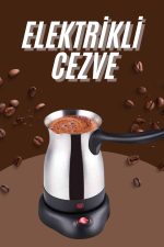 Çelik Kahve Makinesi Cezve 800 Watt Paslanmaz Çelik Türk Kahvesi Makinesi