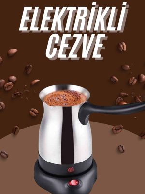 Çelik Kahve Makinesi Cezve 800 Watt Paslanmaz Çelik Türk Kahvesi Makinesi